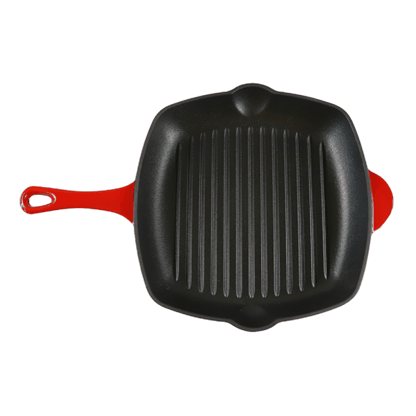 Enamel Cast Iron Grill Pan - Frying Pans