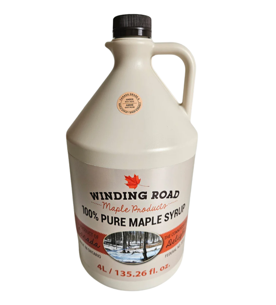 Pure 100% Canadian Maple Syrup Grade-A Amber 4 Liters