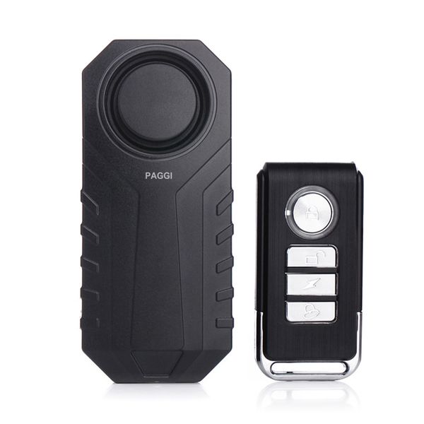 PAGGI Bicycle Anti-Theft Burglar Alarm Wireless Alarm with Remote Control