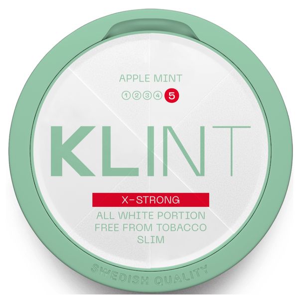 KLINT - Apple Mint 14g - 2 PACK (Nicotine Pouch)