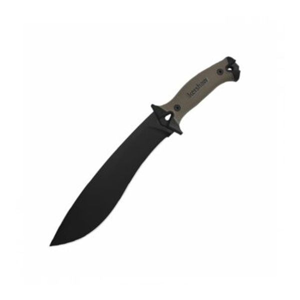 Kershaw K1077tan Camp 10 Tan Handle Black Blade