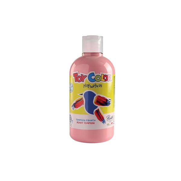 Toy Color Pink Superwashable, Titanium-Free, Ready Mix Tempera Paint: 500ml