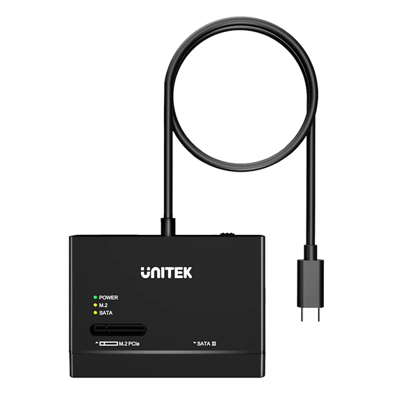 Unitek Usb Type-C to Nvme M.2 SSD and Sata SSD/HDD Adapter