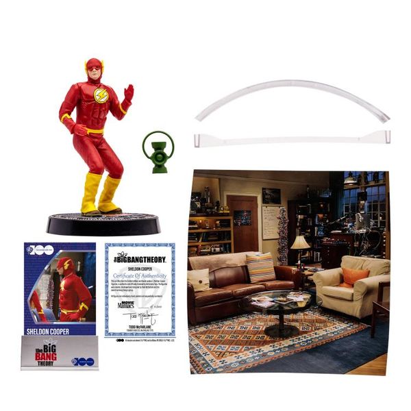 Movie Maniacs WB100 6IN BBT Sheldon As Flash Figure