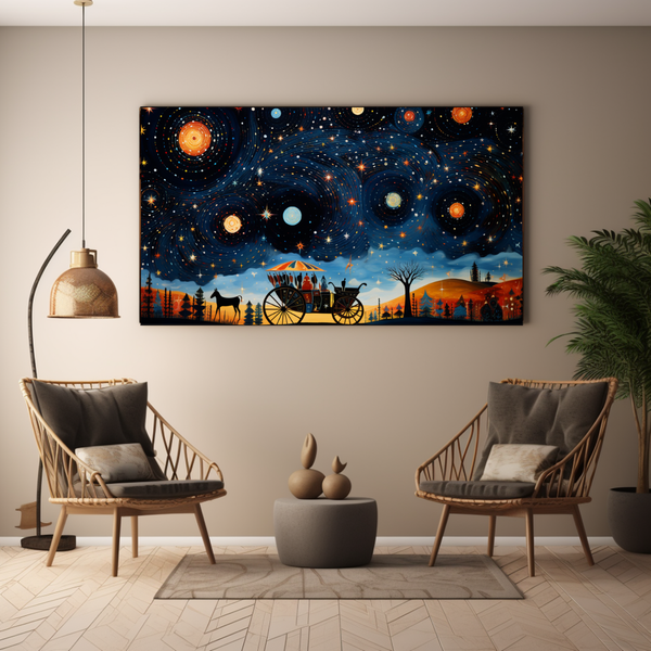 Canvas Wall Art - Cart Constellations - BK0252