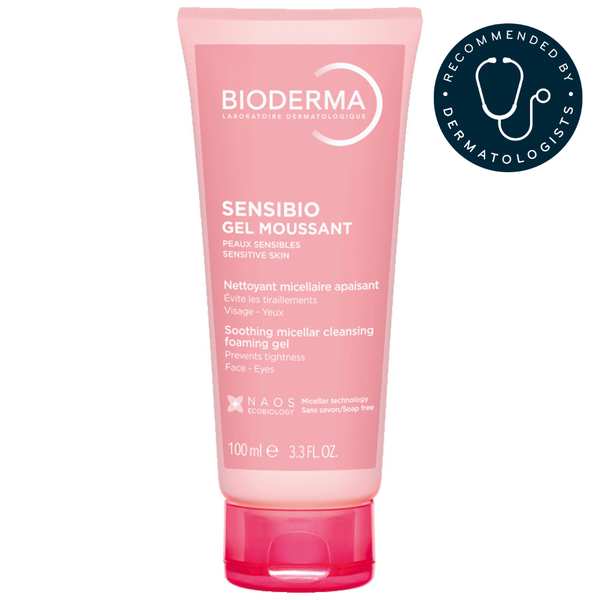 BIODERMA Sensibio Foaming Gel Cleanser for Sensitive Skin Micellar Formula 100ml