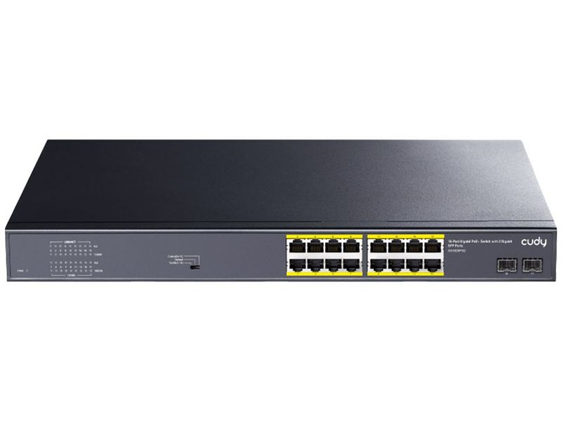 Cudy 16 Port Gigabit PoE 190W 2SFP Combo Switch | GS1020PS2