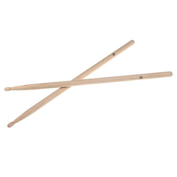 Pair Of 5A Maple Drumsticks, Lightweight