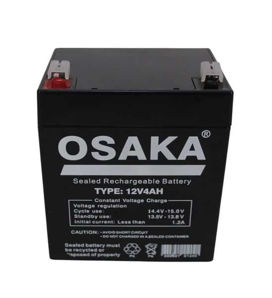 Osaka 12V 4AH Rechargeable Backup Battery