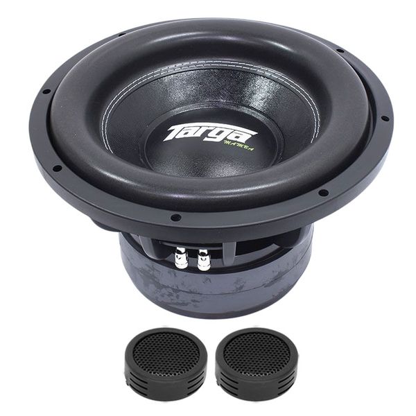 Targa - TG-MB124D - Mamba Series 12" 26000w DVC Subwoofer &amp; Evo Tweeters