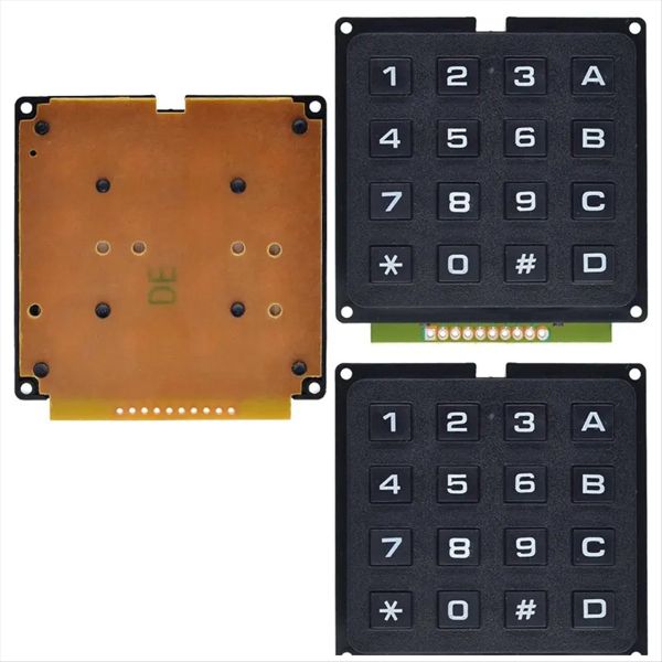 3 Pcs 16 Key Keyboard Modules 4x4 Matrixes Array Modules Keyboard