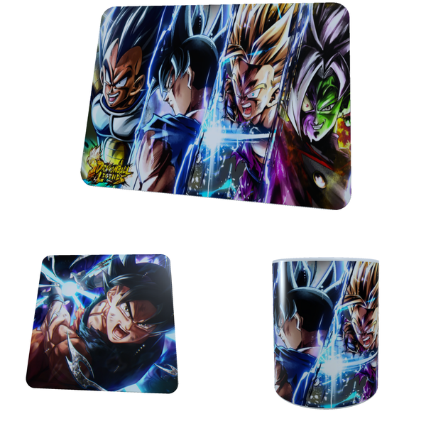 Dragon Ball Legend - Coffee Mug, Coaster and Mouse Pad Combo