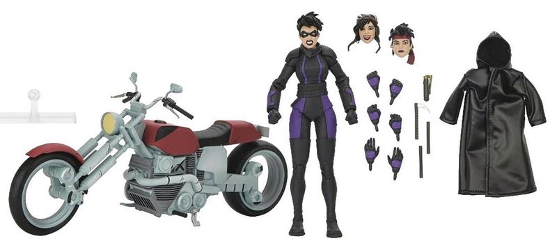 TMNT The Last Ronin Casey Marie With Motocycle 7-Inch Figure