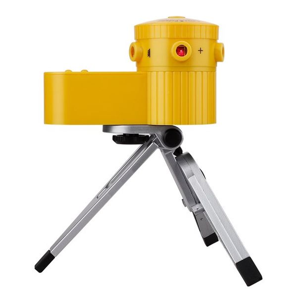 Multifunctional Laser Leveler Pointer Measuring Tool With Tripod Yellow