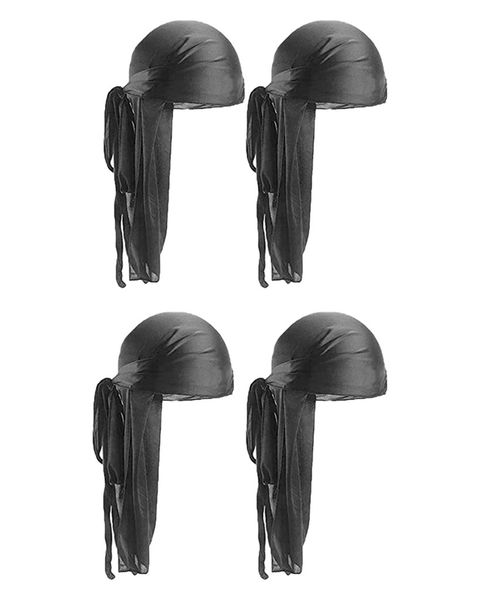 Durag Silky 4 Pieces - Black