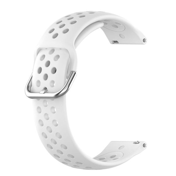 20mm Silicone Sport Strap Compatible with Huawei Watch GT (42mm) - White