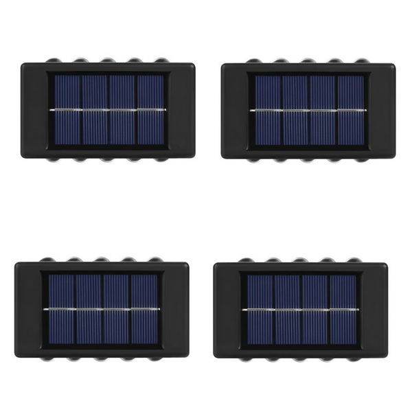 Yas-4 Piece Of Portable Solar Powered Up and Down Outdoor 10LED Light