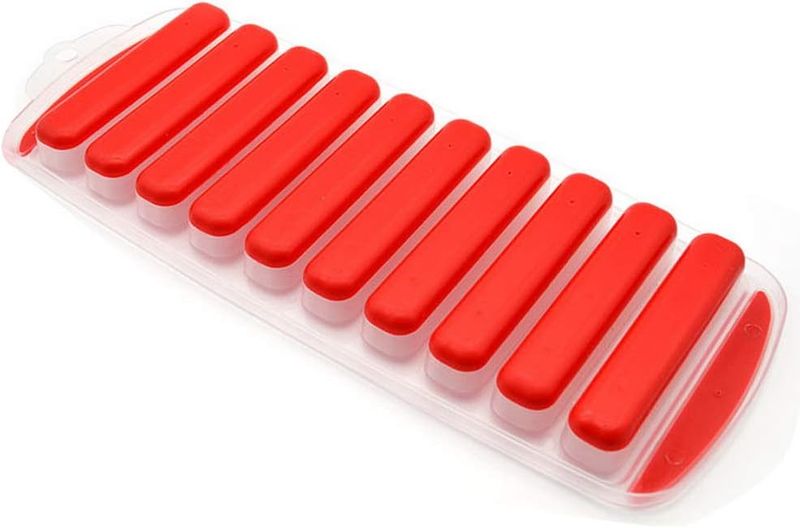 Ice Cube Stick Tray - Silicone and Plastic Water