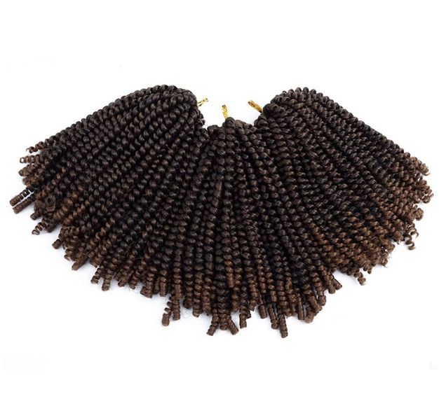 Spring Twist Braiding Hair - 3 Packs - Ombre - Black /Brown
