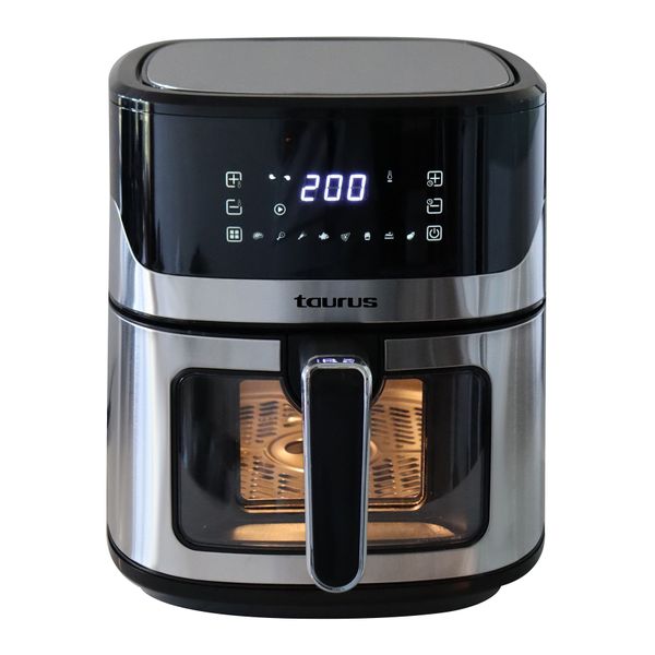 Taurus Air Fryer With Viewing Window Digital Non-Stick Black Wifi Enabled