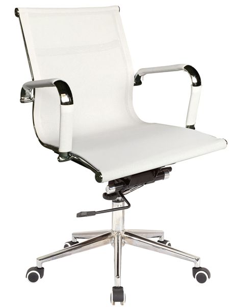 Netting Medium Back Office Chair - White