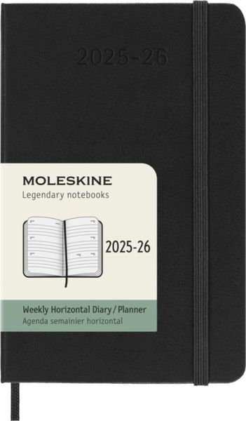2026 18m Black Pocket Weekly Hor Hard