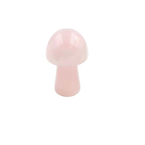 Rose Quartz Mini Mushroom ,Natural Stone ,Crystal