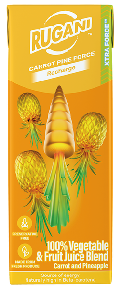 100% Carrot &amp; Pineapple Juice Case - 10 x 330ml Boxes