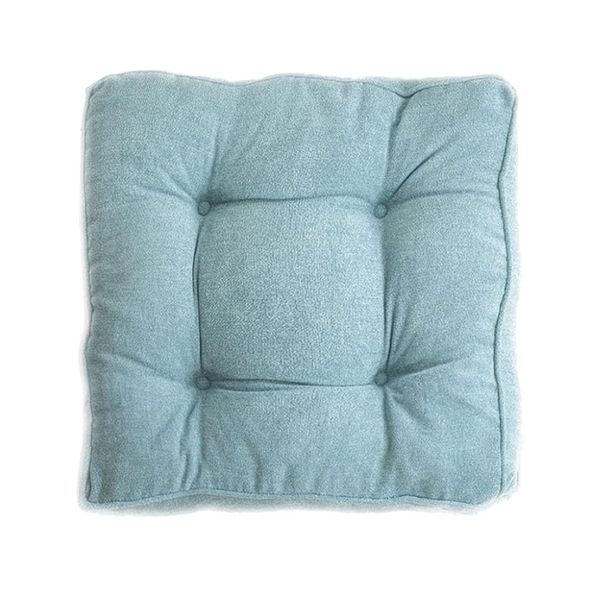 Decor Indoor and Outdoor Soft Square Velvet Chair Cushion With Straps