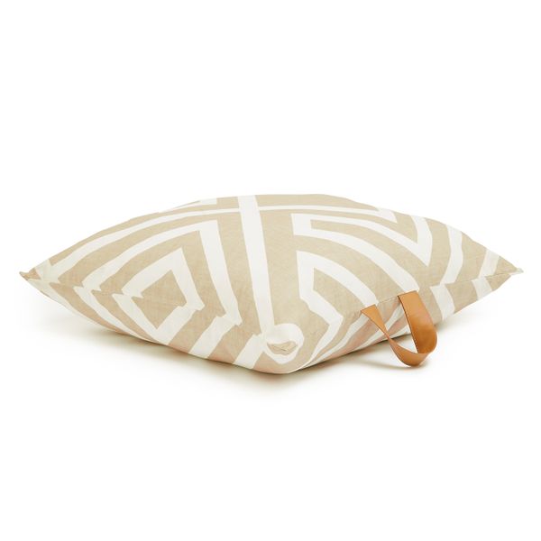 George &amp; Mason - Square Floor Cushion - Nautical Natural