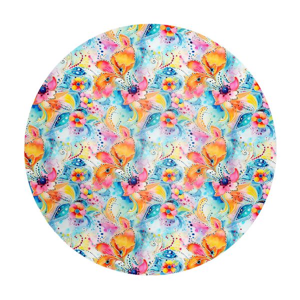 Golden-Yellow-Round-Tablecloth