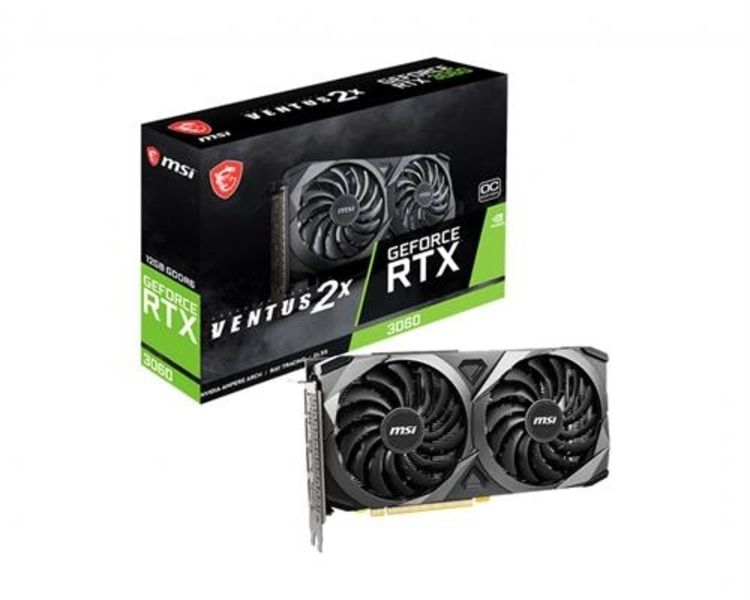 MSI Nvidia GeForce RTX 3060 VENTUS 2X 12G OC Graphics Card