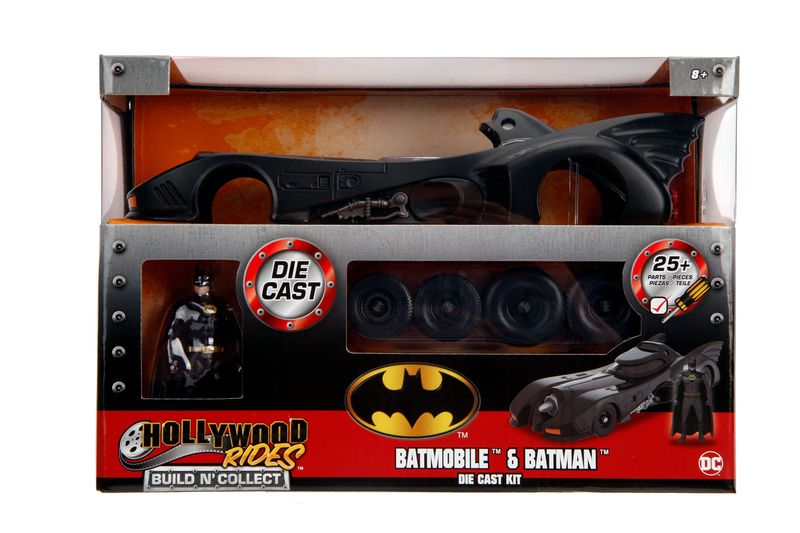Jada Batman Build 'n Collect 1989 Batmobile 1:24