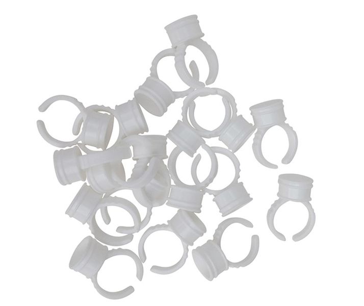100 Pieces PMU Glue Holder Rings