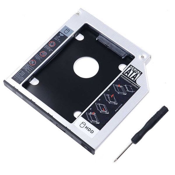 Cell N Tech Universal SATA 2nd HDD HD SSD Hard Drive Caddy Tray 12.7mm