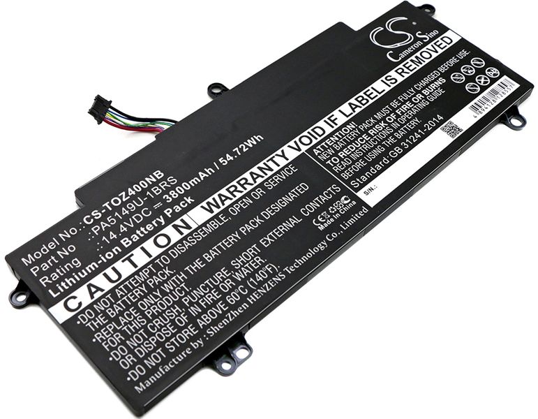 TOSHIBA Tecra Z40-A-10K Laptop Battery /3800mAh