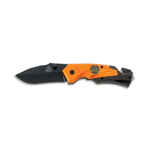 Puma Tec Knife Single Hand Rescue Orange Folding Knife-7333811