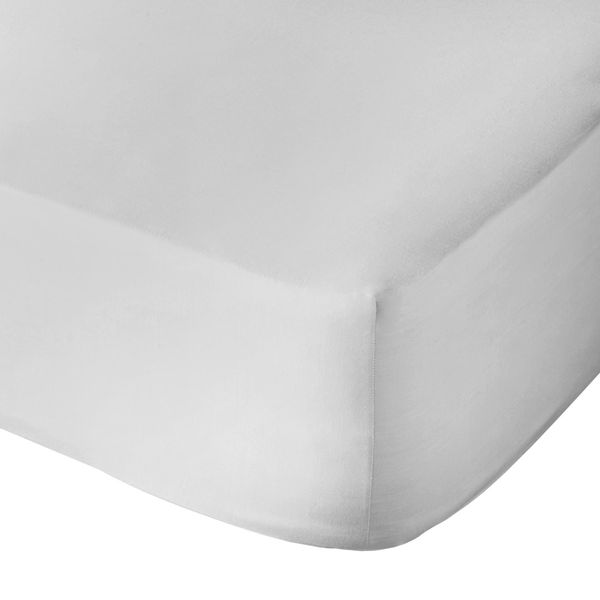 Egyptian Cotton Co- Hotel Collection-400 Thread Count Fitted Sheet -Silver