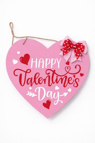Valentine's Day Love Plaque- Hanging Wall Art