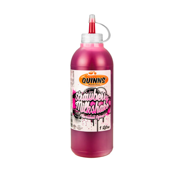 Quinns - Strawberry Milkshake Flavoured Syrup - Sauces - 6 x 1 Litre