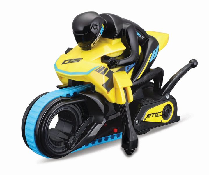 Maisto R/C Cyklone Motobike - 2.4GHz - Yellow/Blue - 18cm Long