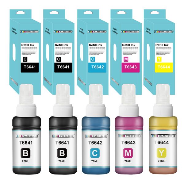 INKWAREHOUSE EPSON 664 /T664 Compatible ink Multipack + 1 X 6641 BLACK