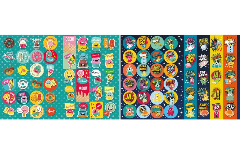 Redfern Afrikaans Boy and Girl Reward Stickers-176 Stickers