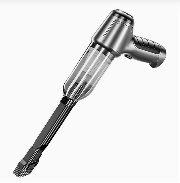 Portable Car Vacuum Cleaner (Silver) 1 Unit