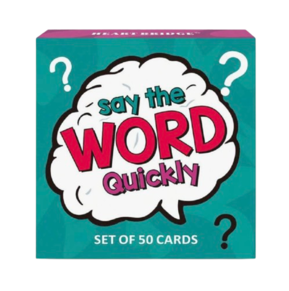 Say The Word Quickly Cards Game