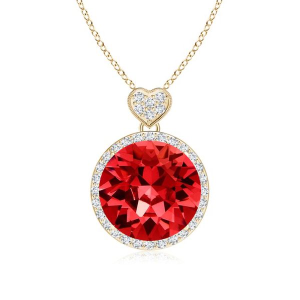 Swarovski Ruby Crystal Gold image