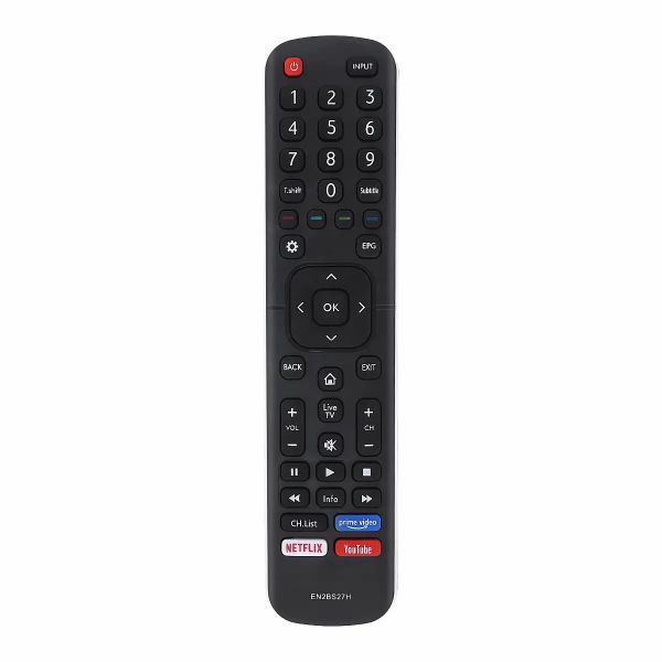Remote Control Universal Hisense Smart/LCD TV- Compatible Replacement