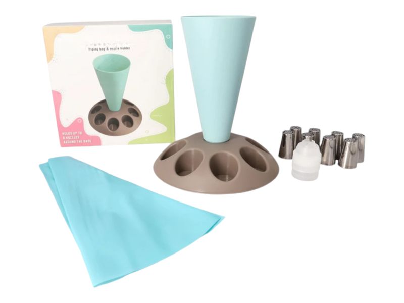 Piping Bag and Nozzle Holder Set 21.3cm