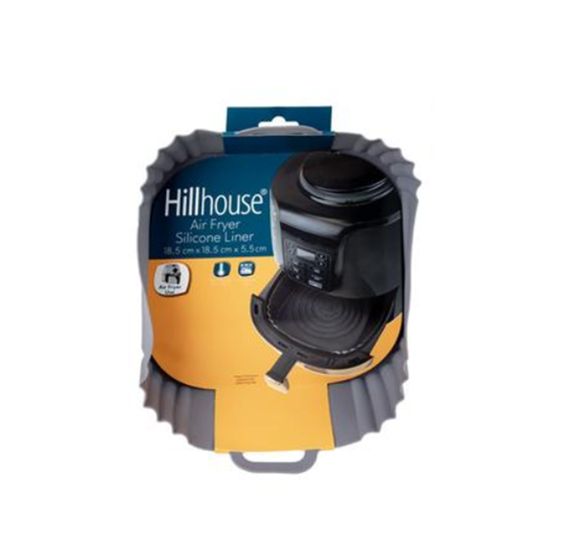 Hillhouse - Silicone Square Air fryer Liner (18.5cm) x 2