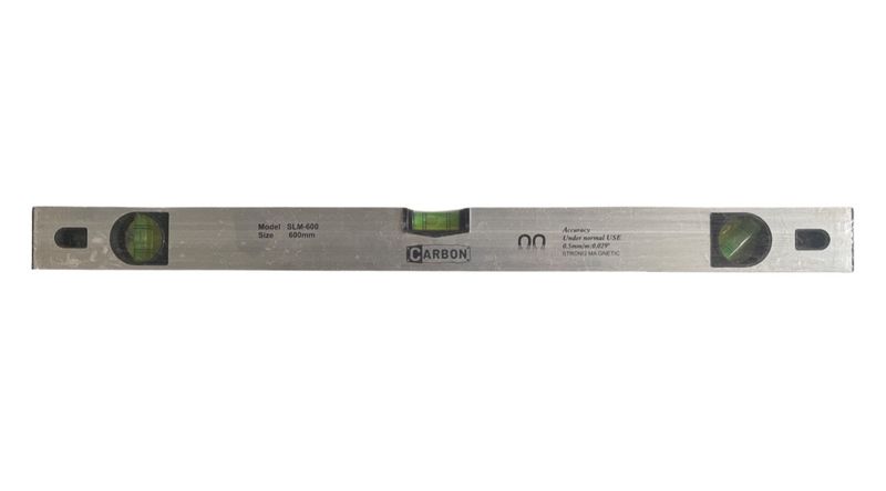 Carbon 60cm Magnetic Spirit Level Ruler Measuring Tool - SLM - 600